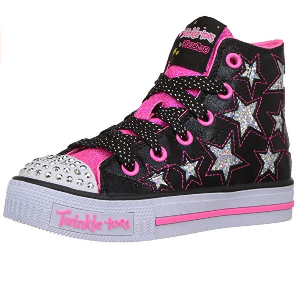 Skechers Kids' Shuffles-Rockin Stars Sneaker
